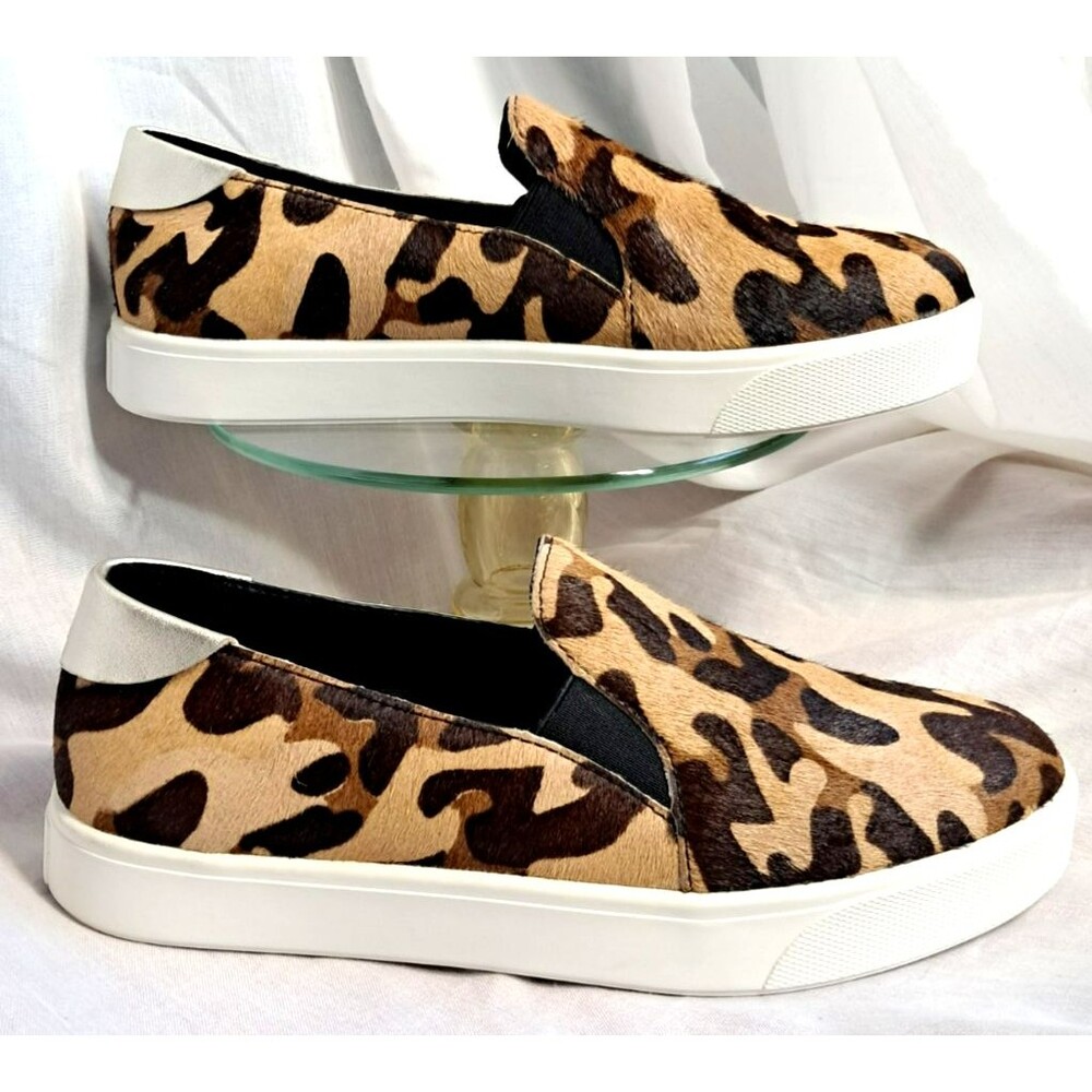 Cole Haan Grandpro Spectator 2.0 Women 8  Slip On Calf Hair Leopard Camo Print - Picture 3 of 7